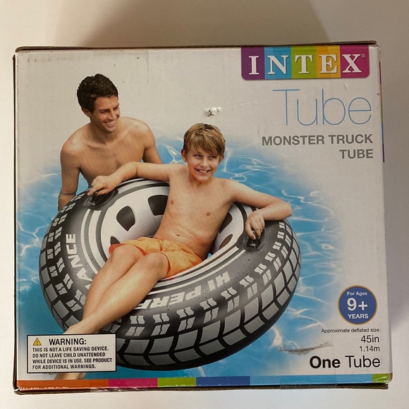 NIP Intex Monster Truck Tube : Durable Handles : Repair patch included - Picture 1 of 2
